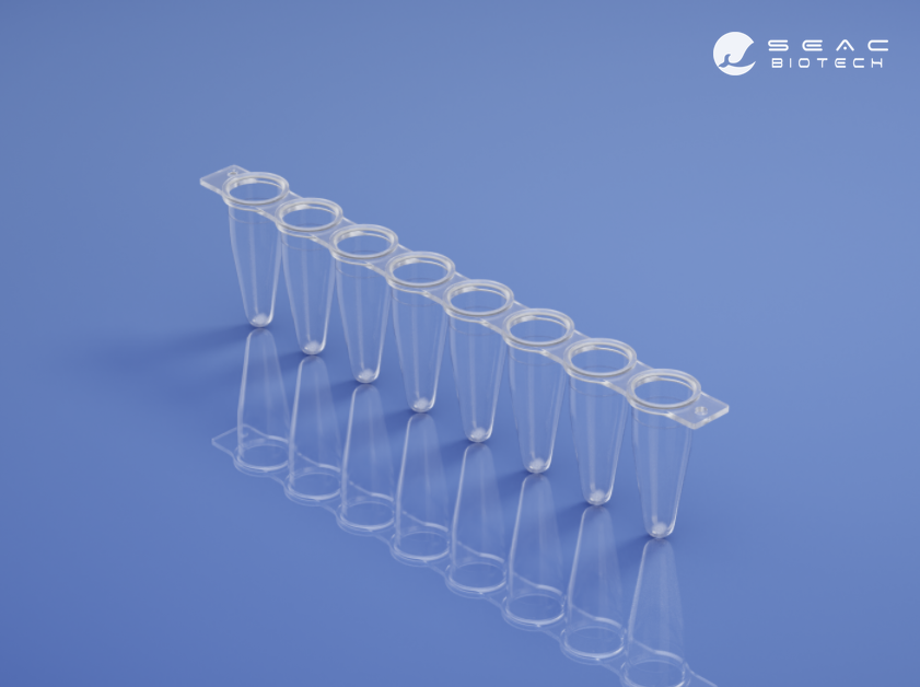 qPCR 8联排管 0.1 mL,透明